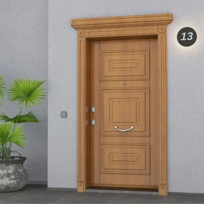Guard 101 Çelik Kapı  Doğal Meşe Kaplama