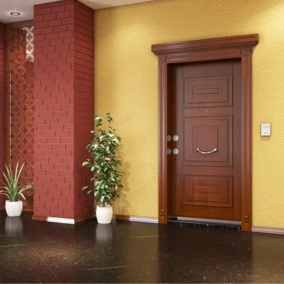 Guard 101 Çelik Kapı  Doğal Ceviz Kaplama