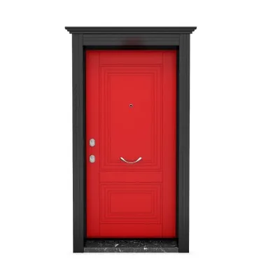 Guard 102 Çelik Kapı  Ral 3020 (Kırmızı) Lake