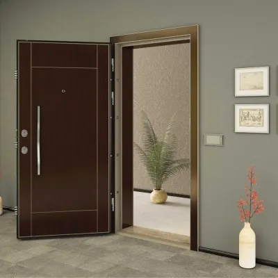 Kroma 609 Steel Door Wenge