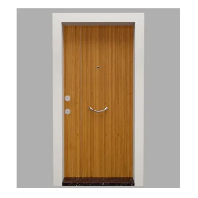 Nova 812 Çelik Kapı Tik / Beyaz Statik Boya
