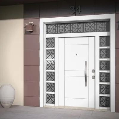 Villa Kapısı 606 Beyaz Kompakt Laminant