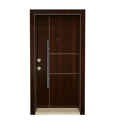 Kroma 601 Steel Door Rose Walnut Highgloss
