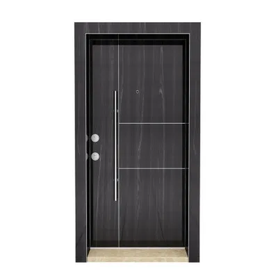 Kroma 601 Steel Door Metallic Blackwood Highgloss