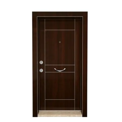 Kroma 604 Steel Door Rose Walnut Highgloss