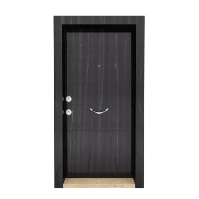 Kroma 605 Steel Door Metallic Blackwood Highgloss
