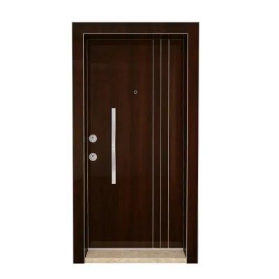 Kroma 606 Steel Door Rose Walnut Highgloss