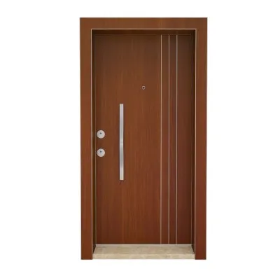Kroma 606 Steel Door American Walnu