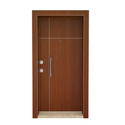 Kroma 607 Steel Door American Walnu