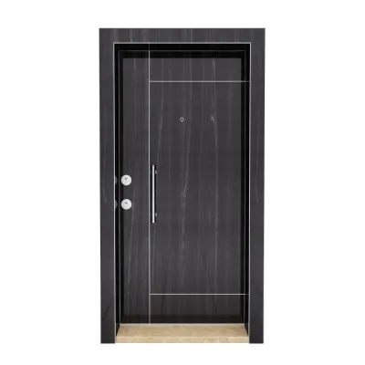 Kroma 608 Steel Door Metallic Blackwood
