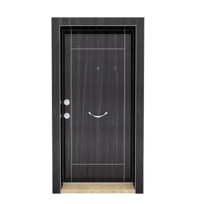 Kroma 609 Steel Door Metallic Blackwood