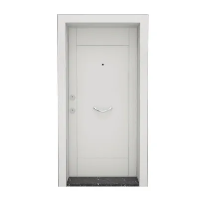 Kroma 609 Steel Door White MDF
