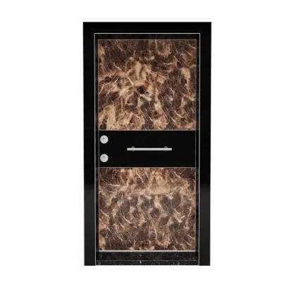 Kroma 610 Steel Door Emparador Brown Highgloss / Black Highgloss