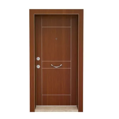 Kroma 604 Steel Door American Walnut